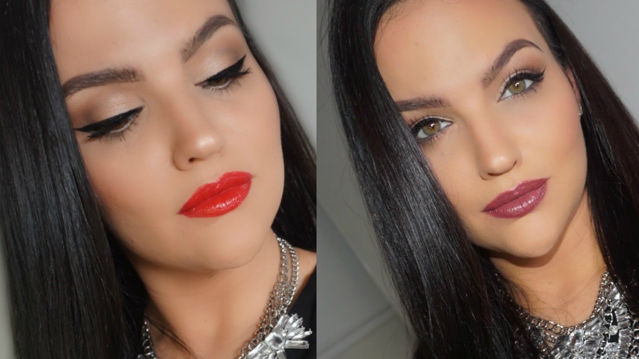 CLASSIC HOLIDAY MAKEUP TUTORIAL 2016 | TWO WAYS!