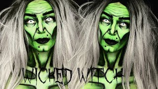 Wicked Witch Halloween Makeup Tutorial