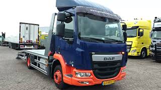 Camion transport auto DAF LF 180 FA 4x2 Daycab Euro6C - Loading ramp/Machine transporter 5 | Imagine 4 - Autoline