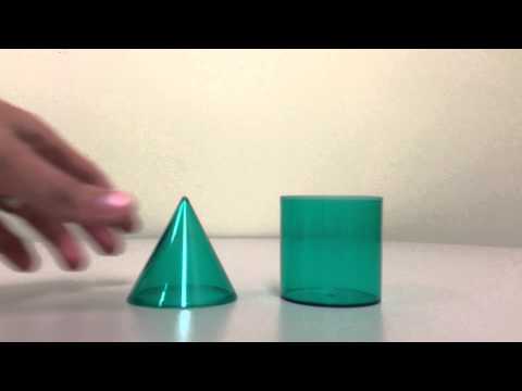 Prisms and Pyramids - 3 Act Math Task - Cylinder vs. Cone [ACT 1]