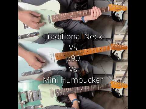 Fender Telecaster Neck Pickup Shootout: Traditional Tele vs p90 vs Mini Humbucker