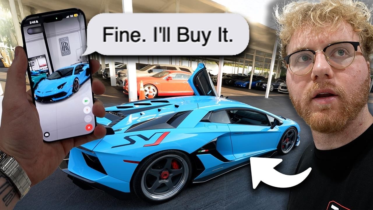 BUYING A $600,000 LAMBORGHINI OVER FACETIME?! *SIGHT UNSEEN*