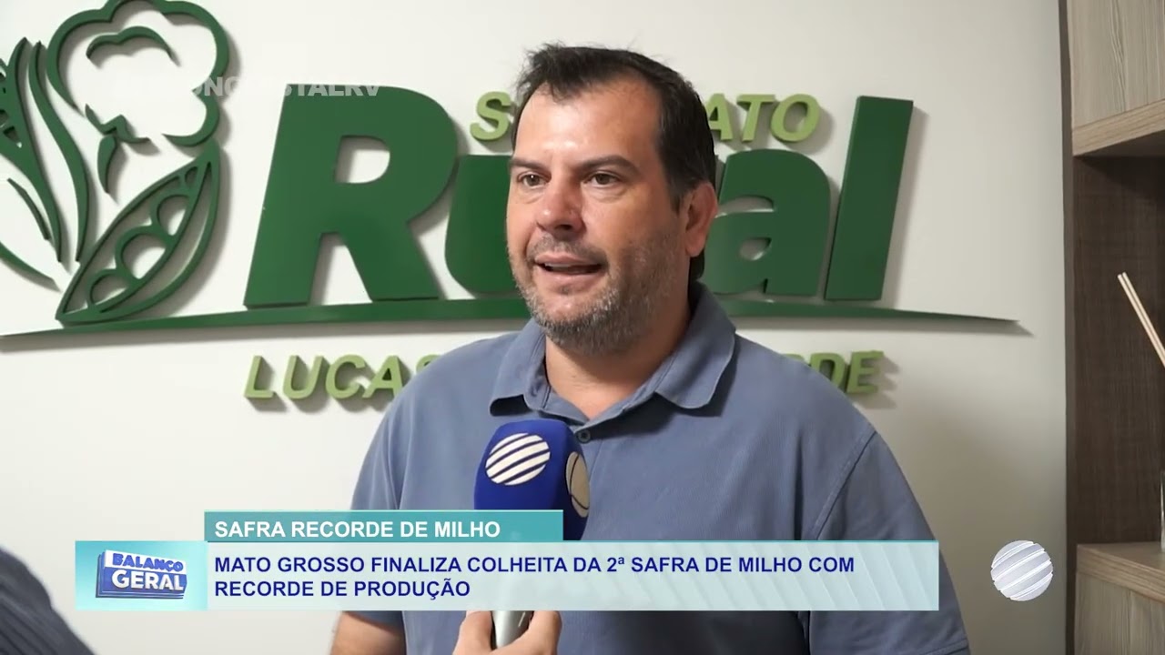 Mato Grosso colhe safra recorde de milho e lidera produção nacional | Agronegócio 2024/25