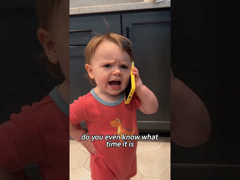 Mom told him to say what she always says… 💀😭