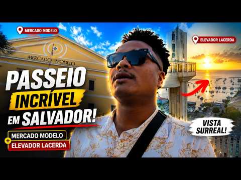 MERCADO MODELO e ELEVADOR LACERDA | O passeio mais incrível de Salvador! 🇧🇷