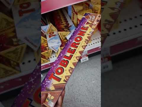 Toblerone Chocolate Holiday Packaging #shorts #ugc #ugccreator