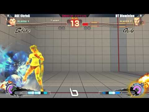 SSF4 AE2012 AGE ChrisG vs BT Dieminion - Next Level Battle Circuit #4 Tournament