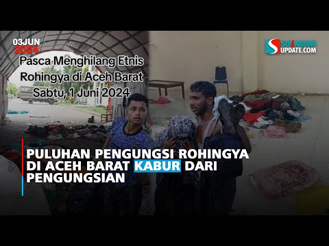 Puluhan Pengungsi Rohingya di Aceh Barat Kabur dari Pengungsian