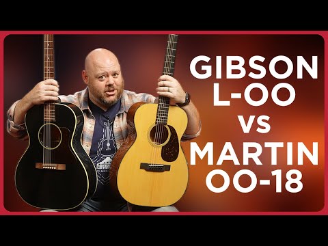 Small Body Acoustic Guitar Battle | Martin 00-18 versus Gibson L-00