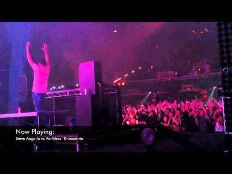 Gareth Emery rocking L.A. with Steve Angello vs. Faithless at Music Box