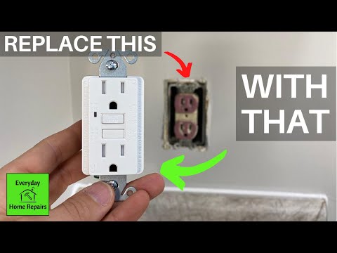 Replacing A Standard Outlet With A GFCI Outlet