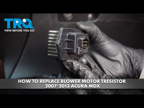 How to Replace Blower Motor Resistor 2007-2013 Acura MDX