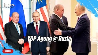 YDP Agong Sultan Ibrahim warmly welcomed by President Putin at the Hermitage Museum, St Petersbur...