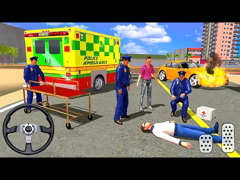 Police Ambulance Truck Driving Simulator - Emergency Van Rescue Driver - Android Gameplay