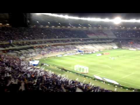 Torcida do Cruzeiro cantando Hino Nacional - 2014