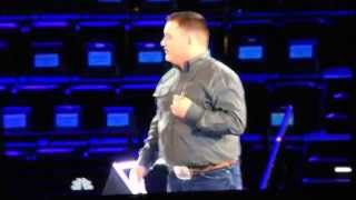 The Voice ( Blake Shelton and Jake Worthington ) Funny!