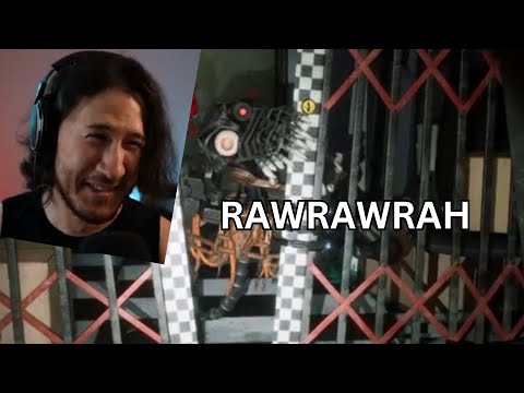 Markiplier hysterically laughs at Monty for almost 3 minutes straight (security breach RUIN)