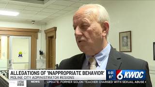 Letter: Moline city administrator resigned after allegations of ‘inappropriate behavior’