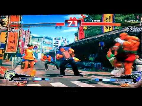 Jess "CuddlyVooddoo" (Sagat) vs Dave "Goliath" (Rose) SSF4 MM FT5