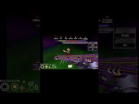 SSBM "Fox" Ledge dash Training +1-14F #Shorts