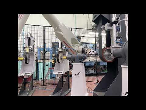 Robotic Belt Grinding and Polishing of Metal Components – Combined Robotic Cell | S2PP-R