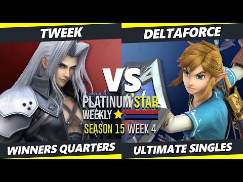 PSW S15:W4 - Tweek (Cloud, Sephiroth) Vs. Deltaforce (Link) SSBU Ultimate Tournament