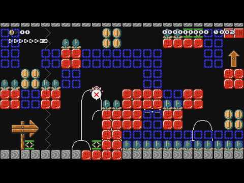 One-Screen Switcheroo [10s] by Keviaar - Super Mario Maker 2 - No Commentary 1bx