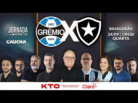 GRÊMIO 1x1 BOTAFOGO | BRASILEIRÃO | JORNADA DIGITAL | 24/09/2025
