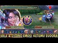 LOCK VALE DAN ZILONG TANPA HENTI SAMPAI EMOSI BUILD EUDORA TERSAKIT 2023 MOBILE LEGENDS