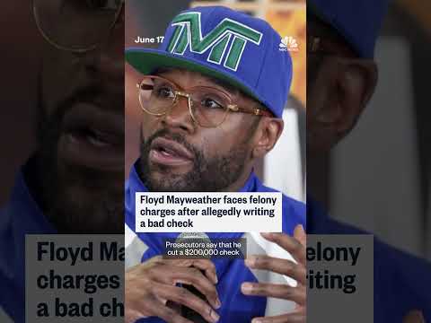 Floyd Mayweather faces charges over alleged bad check