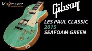 Video thumbnail for VENDIDA - Gibson Les Paul Classic 2015 Seafoam Green Demo by MUSIMASTER TV