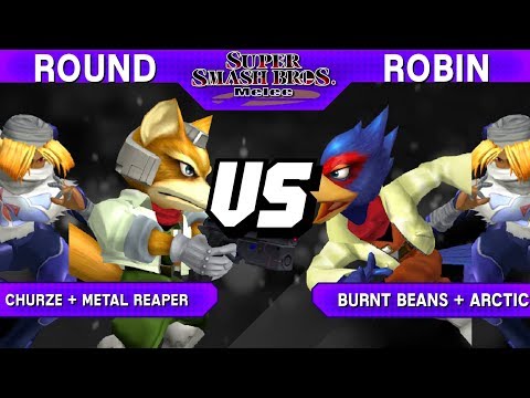 Smash Melee - Churze + Metal Reaper (Fox / Sheik) vs Burnt Beans + Arctic (Falco / Sheik) - S@LT 142