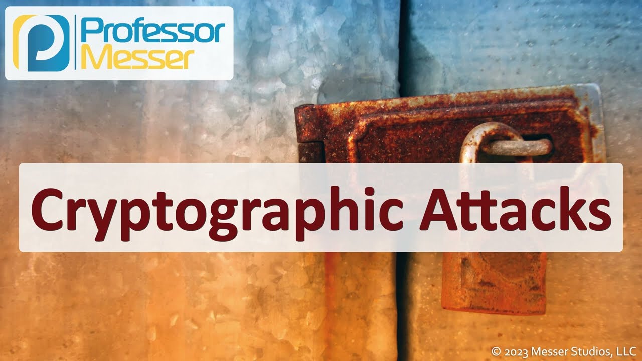 Cryptographic Attacks - CompTIA Security+ SY0-701 - 2.4