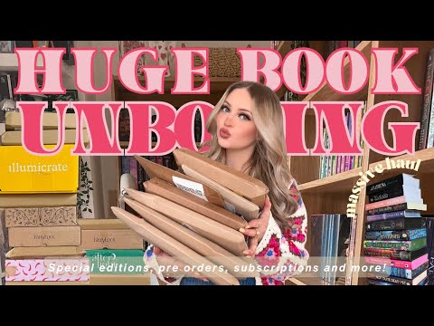 HUGE book unboxing haul!! 📦💫waterstones, amazon, special editions, indie romantasy & more!