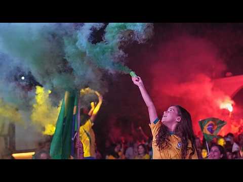 Video Thumbnail: Brazil fans erupt after dramatic World Cup win over Japan