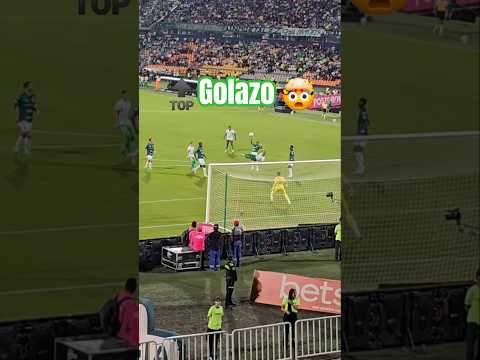 Sarmiento y una media volea espectacular #atanasiogirardot #golazo #medellín #futbol #estadio