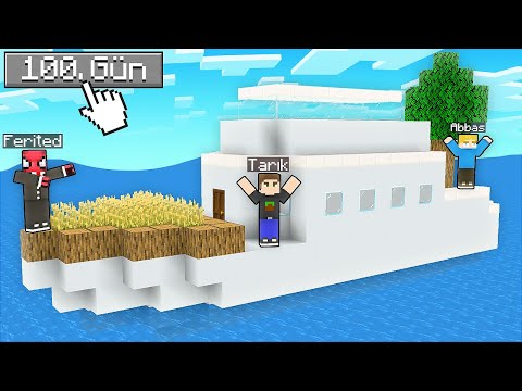 GEMİDE 100 GÜN GEÇİRDİK - Minecraft