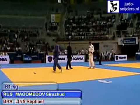 Judo 2009 Rio de Janeiro: Magomedov (RUS) - Lins (BRA) [-81kg].
