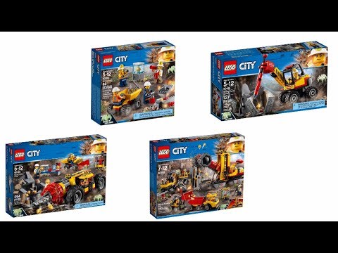 NOWOŚCI STYCZEŃ 2018 LEGO CITY EKSPERCI GÓRNICZY