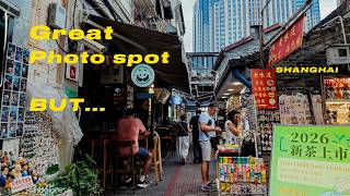 Shanghai Downtown Hidden Old Buildings Shopping Area | China