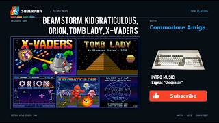 Commodore Amiga -=Beam Storm, Kid Graticulous, Orion, Tomb Lady, X-Vaders=-/🤖AI