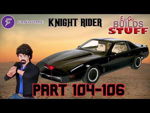 Fanhome Knight Rider K.I.T.T. Build (Part 104-106): EmGo Builds Stuff