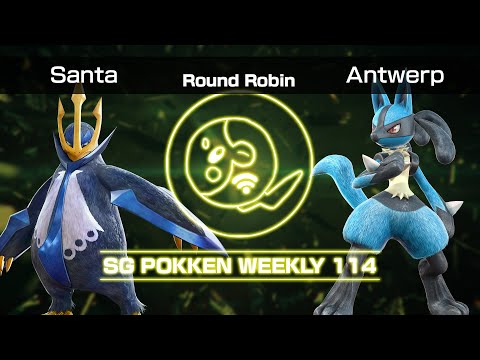 SGPW v. 114 - Pokkén DX Round Robin: Santa (Empoleon) vs. Antwerp (Lucario)