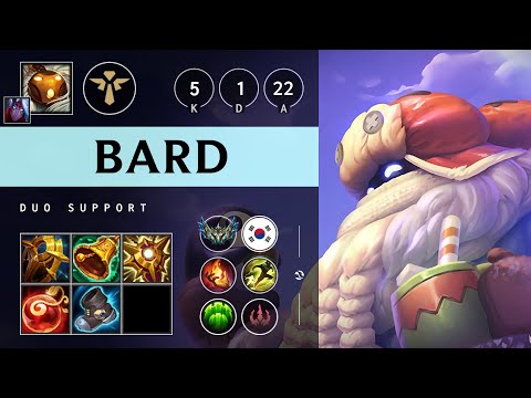 Bard Support vs Leona: Rampage - KR Challenger Patch 25.S1.2