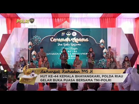 POLDA RIAU BUKA PUASA BERSAMA TNI, BINDA DAN BNNP DALAM RANGKA HUT KE-44 YKB
