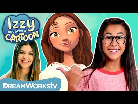 Meeting the Cast of Spirit RIDING FREE! | SPIRIT RIDING FREE PRESENTS IZZY CREATES A CARTOON