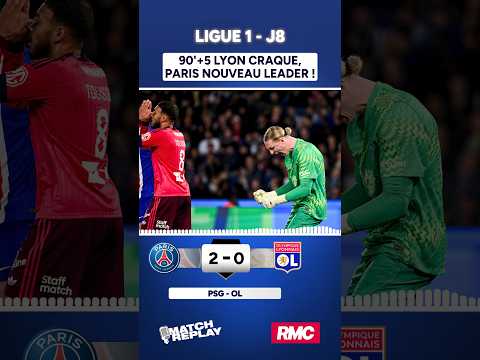 PSG 2-0 OL : Les Gones craquent en fin de match, le PSG nouveau leader !