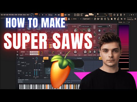 How to make SUPER SAWS in Harmor - FL Studio 24