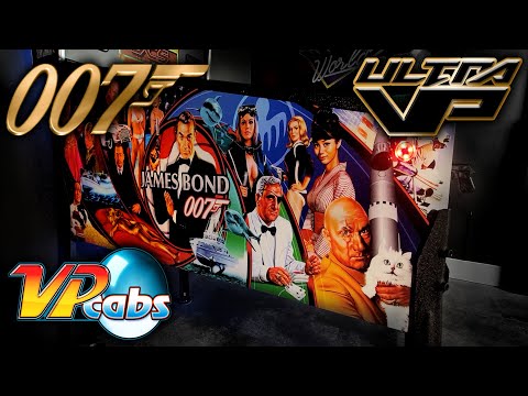 007 James Bond ULTRA VP 4D Virtual Pinball Machine