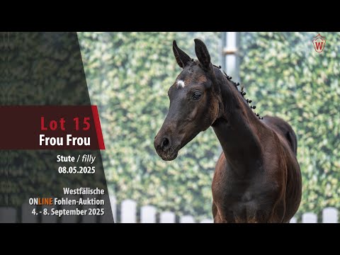 ONLINE Fohlen-Auktion Lot 15 Fou Frou Stute v. For Dior - Raven